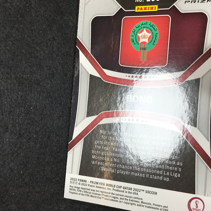 2022 Prizm Fifa World Cup Qatar Bono Rookie Choice Tiger Stripe Ssp No 238