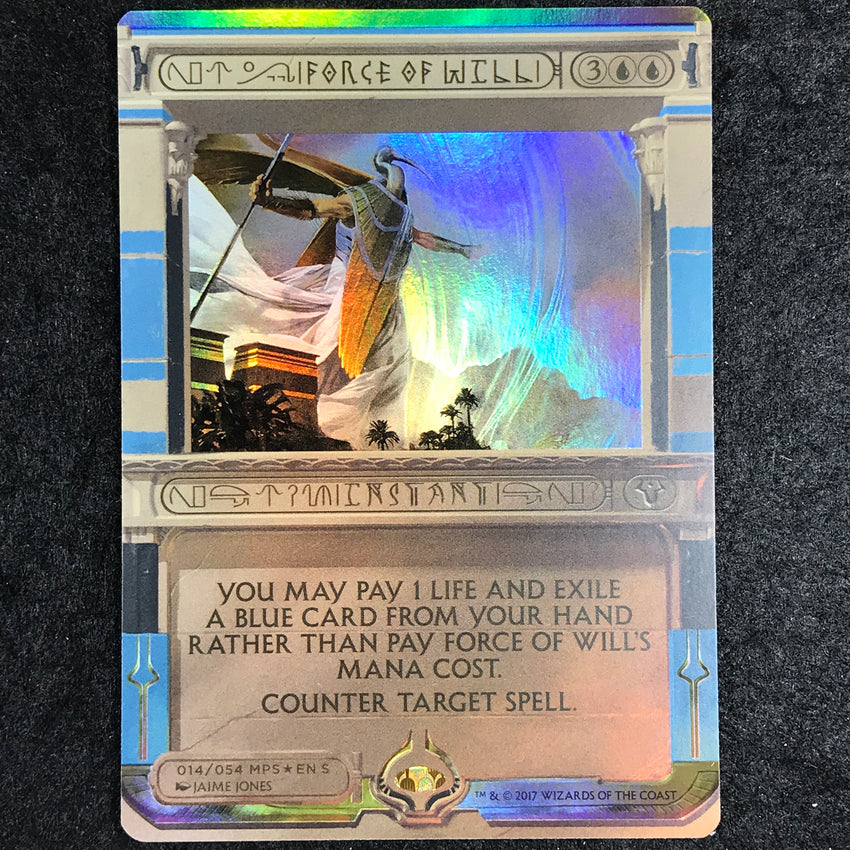 (A) Force Of Will - 014/054 - Masterpiece Series: Amonkhet Invocation