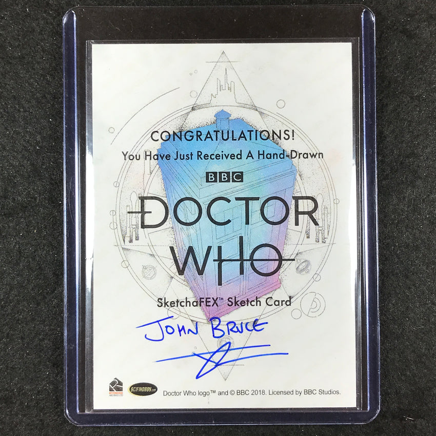 2024 Doctor Who Series 5-7 THE CREATURE Artist Sketch 1/1 JOHN BRUCE