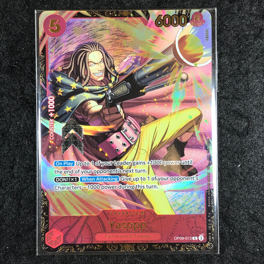 (A) Yasopp - OP09-013 - Top 64 Championship 25-26 Offline Regionals Season 2 SEALED