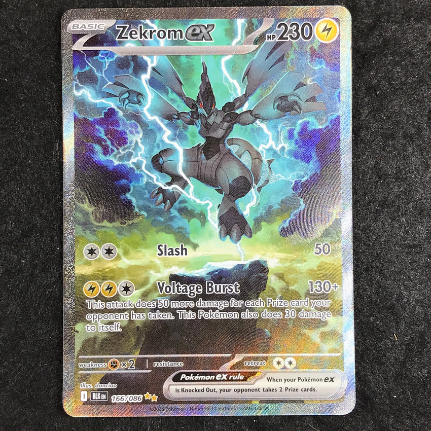 (B) Zekrom ex - 166/086 - SPECIAL Illustration Rare Pokemon Black Bolt