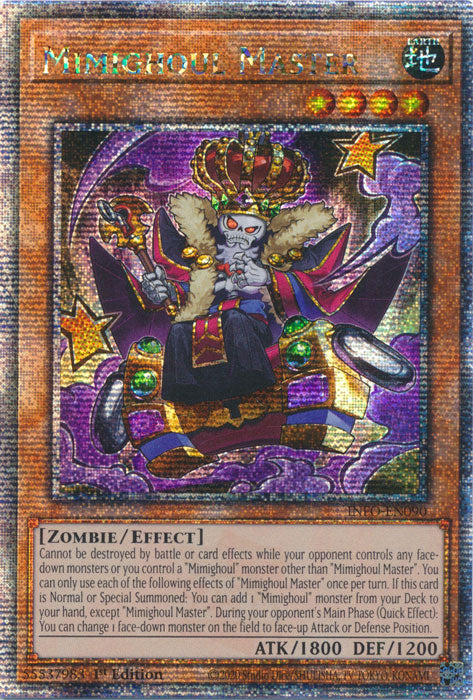 QUARTER CENTURY SECRET RARE Mimighoul Master - INFO-EN090 - 1st Edition