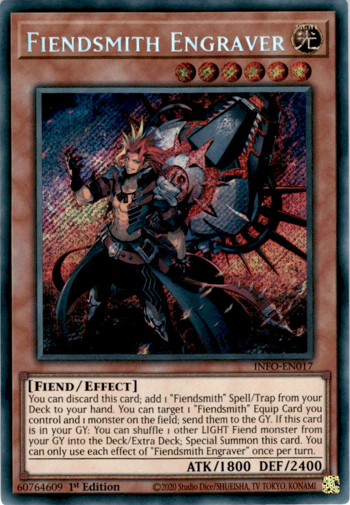 Fiendsmith Engraver - INFO-EN017 - Secret Rare 1st Edition