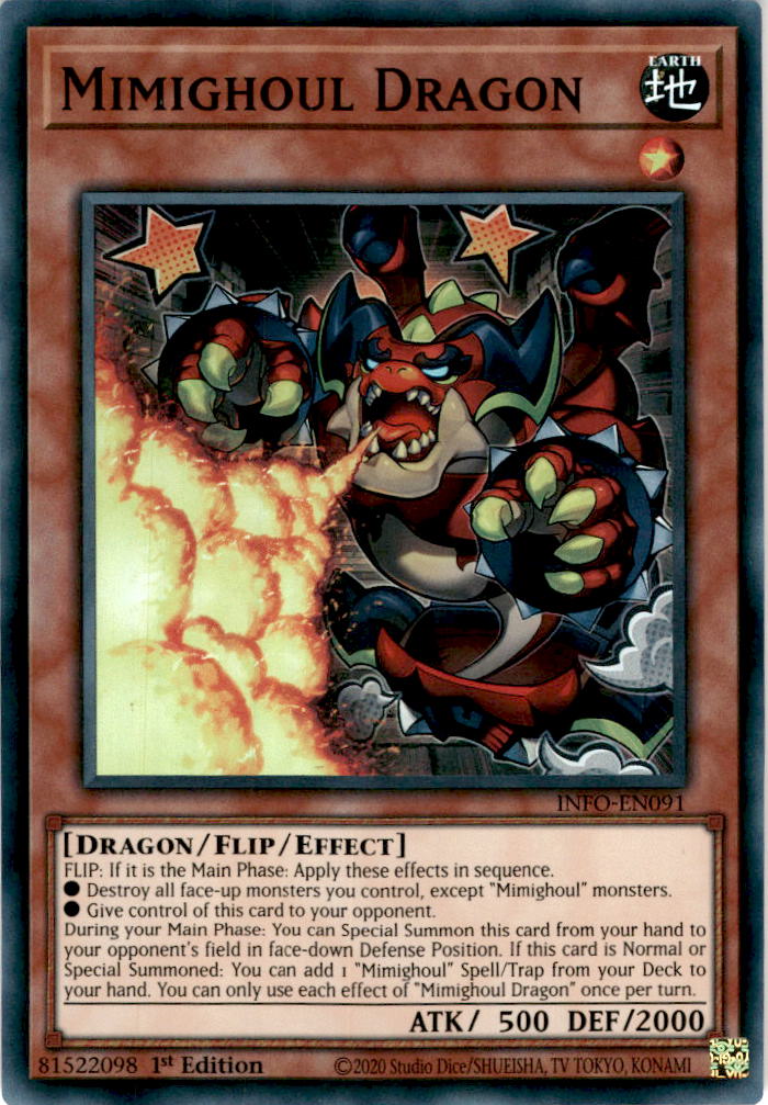 Mimighoul Dragon - INFO-EN091 - Super Rare 1st Edition