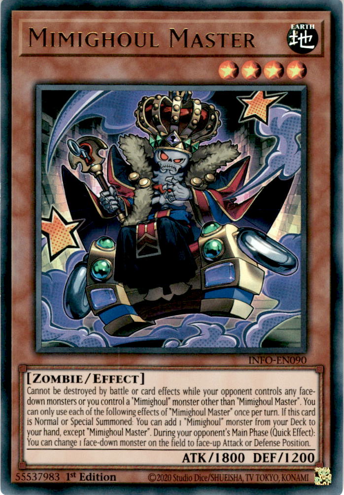 Mimighoul Master - INFO-EN090 - Ultra Rare 1st Edition