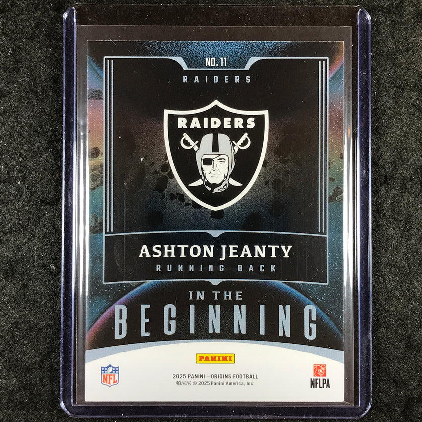 2025 Origins Football ASHTON JEANTY In The Beginning Rookie SSP #11