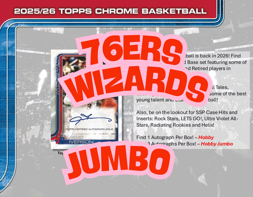 JUMBO CASE CHROME FILLER - Basketball 1 PACK Opening - #30894・Random Team  (Dec 29)