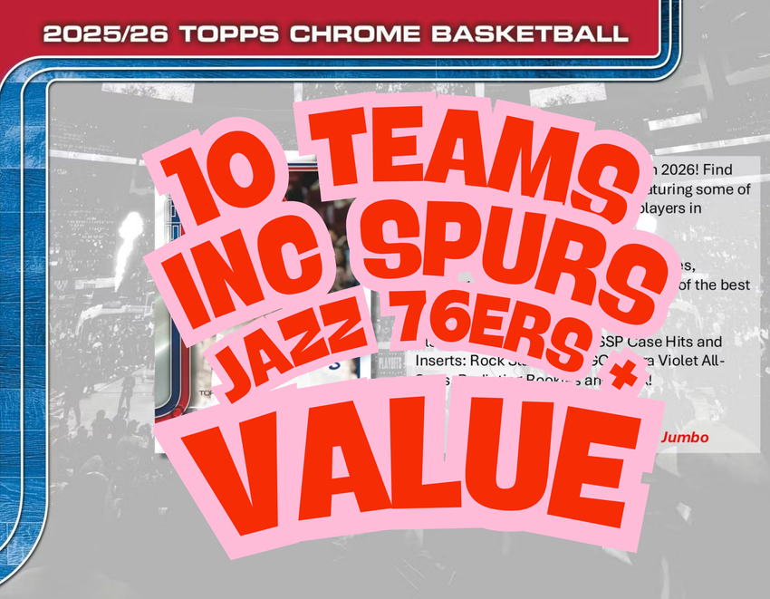 VALUE CHROME FILLER - Basketball 1 PACK Opening - #30899・Random Team  (Dec 30)