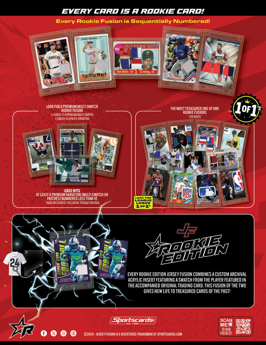 2025 Jersey Fusion Rookie First Edition Multi-Sport Mini Box