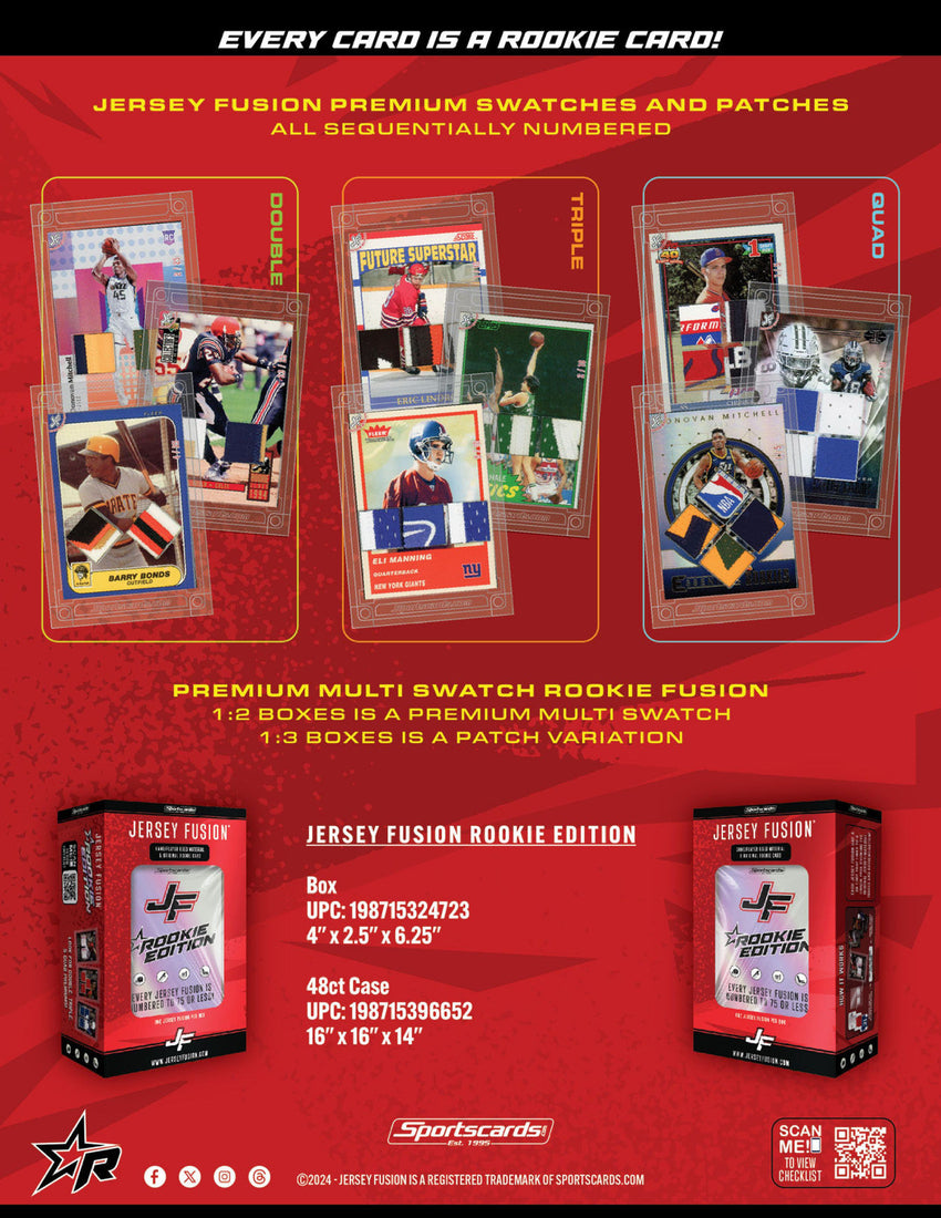 2025 Jersey Fusion Rookie First Edition Multi-Sport Mini Box