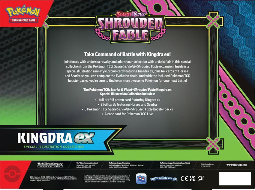 Pokemon TCG SV6.5 Scarlet & Violet Shrouded Fable [ KINGDRA EX ] Special Collection Box