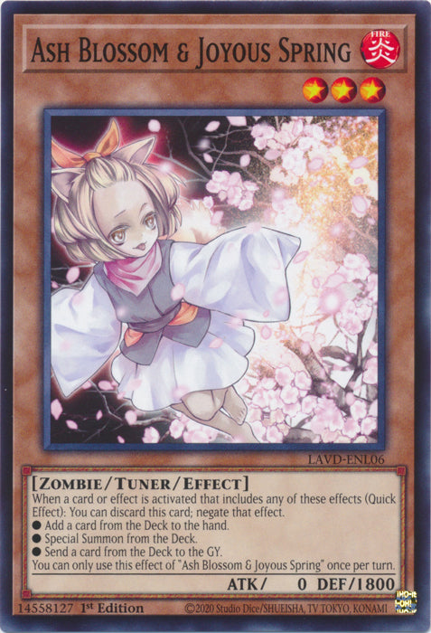Ash Blossom & Joyous Spring (LAVD-ENL06) - (LAVD-ENL06) - Common 1st Edition