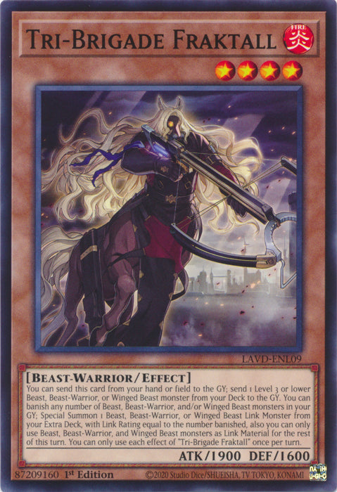 PLAYSET (3) 3x Tri-Brigade Fraktall - (LAVD-ENL09) - Common 1st Edition