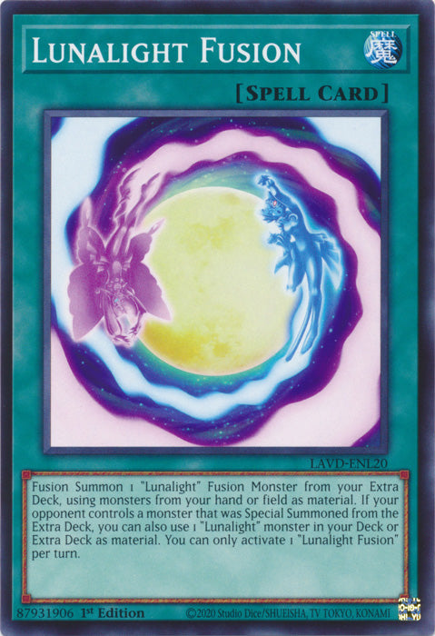 PLAYSET (3) 3x Lunalight Fusion - (LAVD-ENL20) - Common 1st Edition