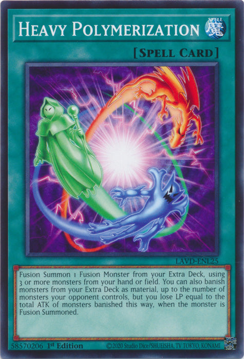 PLAYSET (3) 3x Heavy Polymerization - (LAVD-ENL25) - Common 1st Edition