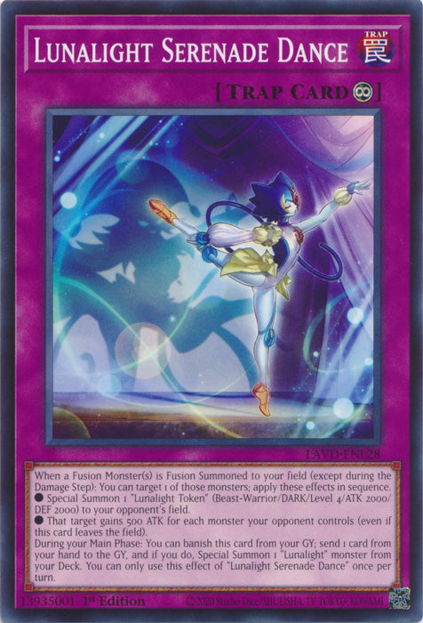 PLAYSET (3) 3x Lunalight Serenade Dance - (LAVD-ENL28) - Common 1st Edition