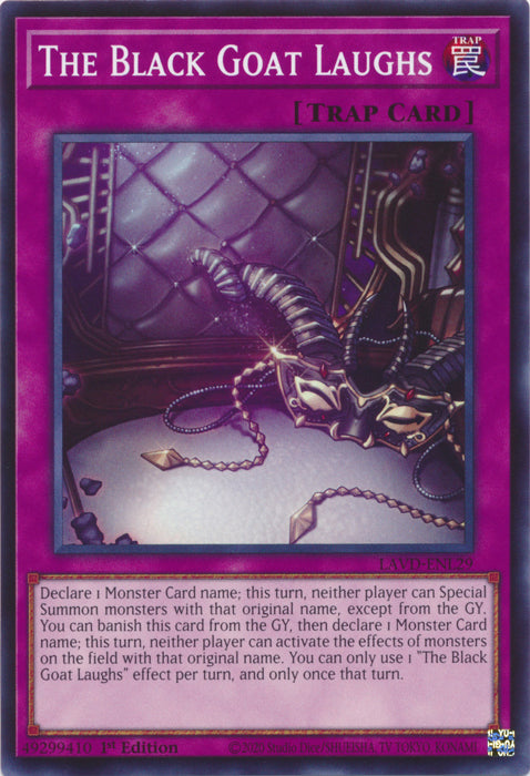 The Black Goat Laughs - (LAVD-ENL29) - Common 1st Edition