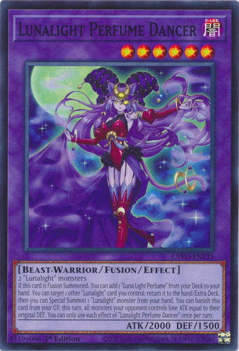 PLAYSET (3) 3x Lunalight Perfume Dancer - (LAVD-ENL35) - Common 1st Edition