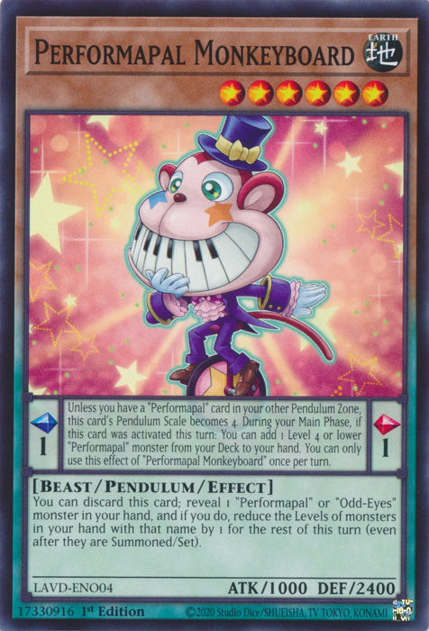 Performapal Monkeyboard - (LAVD-ENO04) - Common 1st Edition