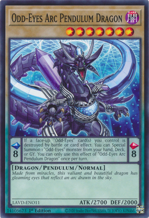 Odd-Eyes Arc Pendulum Dragon - (LAVD-ENO11) - Common 1st Edition