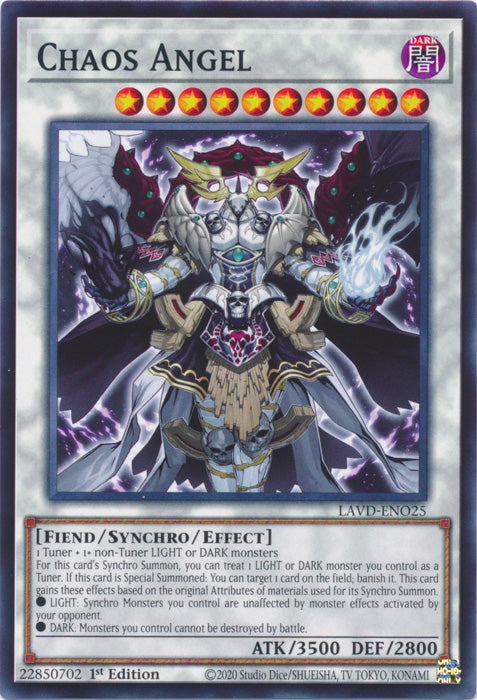 Chaos Angel - (LAVD-ENO25) - Common 1st Edition