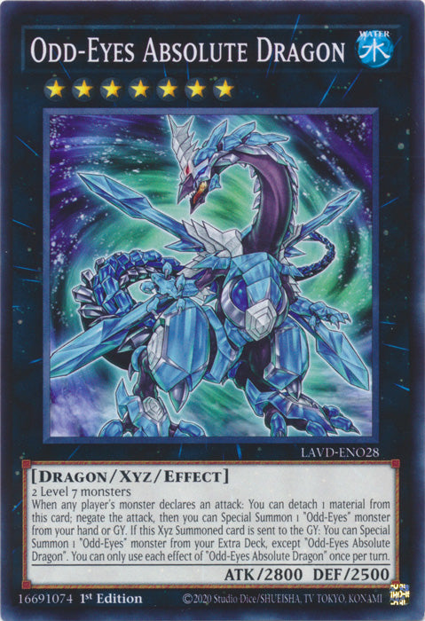 Odd-Eyes Absolute Dragon - (LAVD-ENO28) - Common 1st Edition