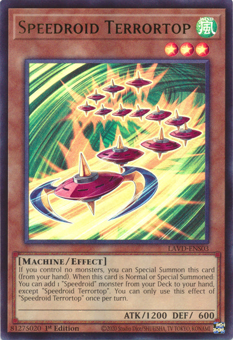Speedroid Terrortop (UR) - (LAVD-ENS03) - Ultra Rare 1st Edition