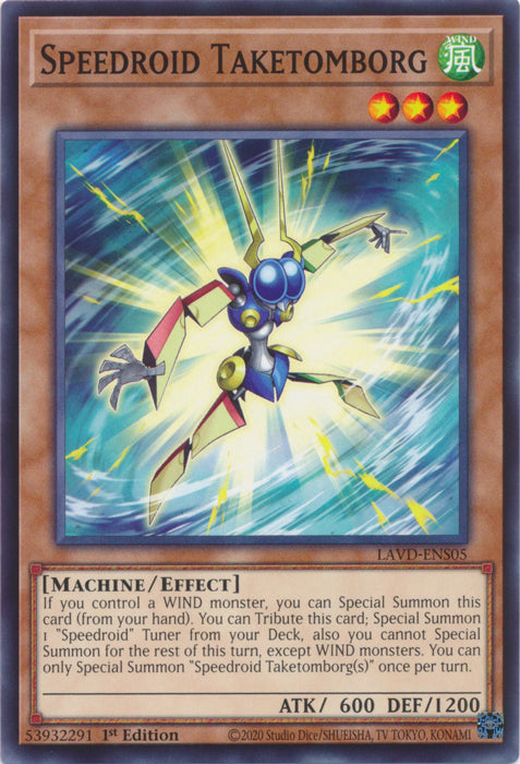 PLAYSET (3) 3x Speedroid Taketomborg - (LAVD-ENS05) - Common 1st Edition
