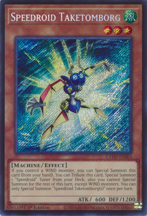 [SECRET RARE] Speedroid Taketomborg (Secret Rare) - (LAVD-ENS05) - Secret Rare 1st Edition