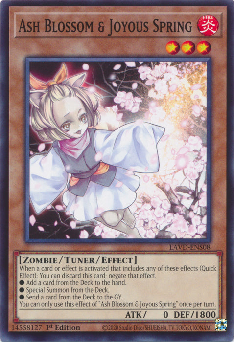 Ash Blossom & Joyous Spring (LAVD-ENS08) - (LAVD-ENS08) - Common 1st Edition