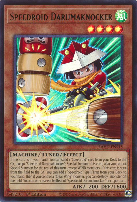 Speedroid Darumaknocker (UR) - (LAVD-ENS15) - Ultra Rare 1st Edition