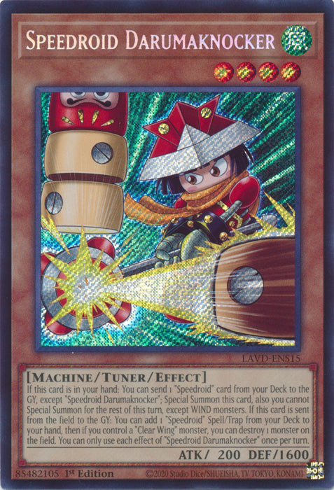 [SECRET RARE] Speedroid Darumaknocker (Secret Rare) - (LAVD-ENS15) - Secret Rare 1st Edition