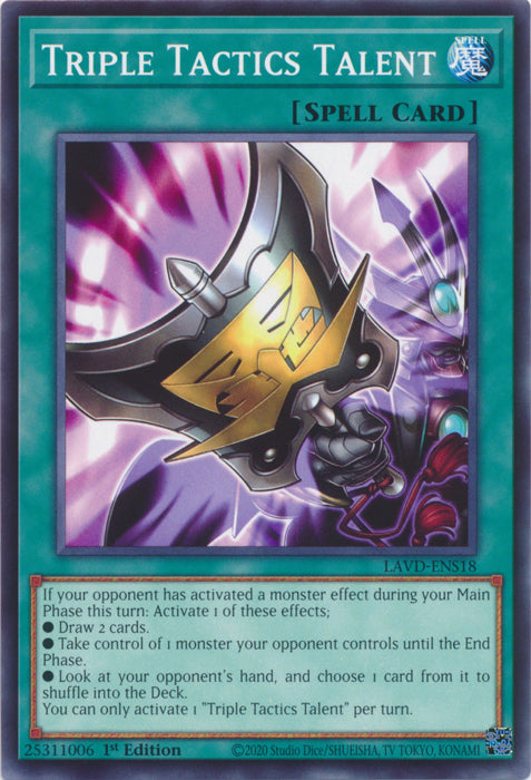 Triple Tactics Talent (LAVD-ENS18) - (LAVD-ENS18) - Common 1st Edition
