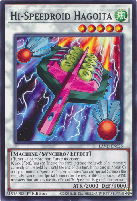 PLAYSET (3) 3x Hi-Speedroid Hagoita - (LAVD-ENS26) - Common 1st Edition