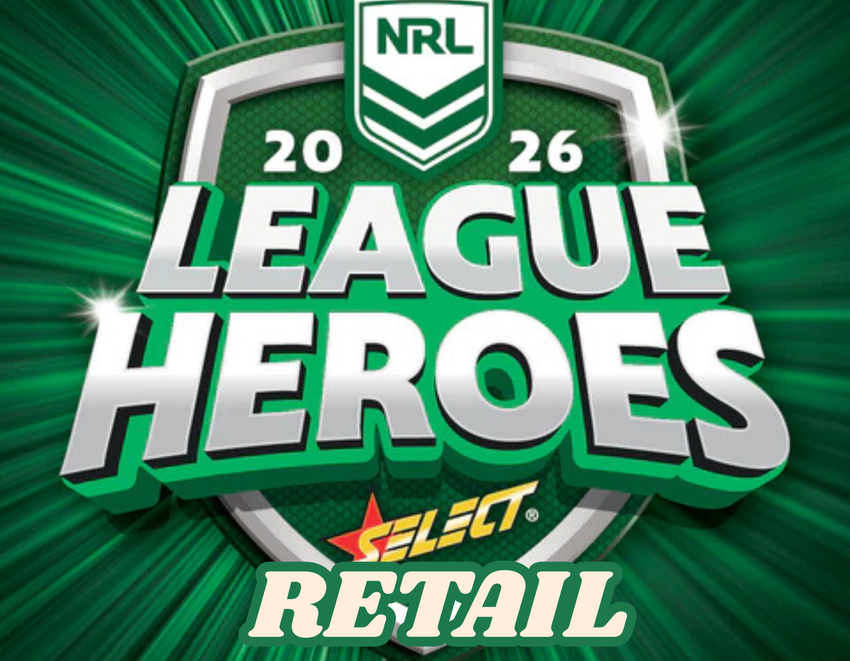 2026 Select NRL League Heroes Retail 6 Box Half Case Opening - #31592・Team Based (Mar 04 4pm)