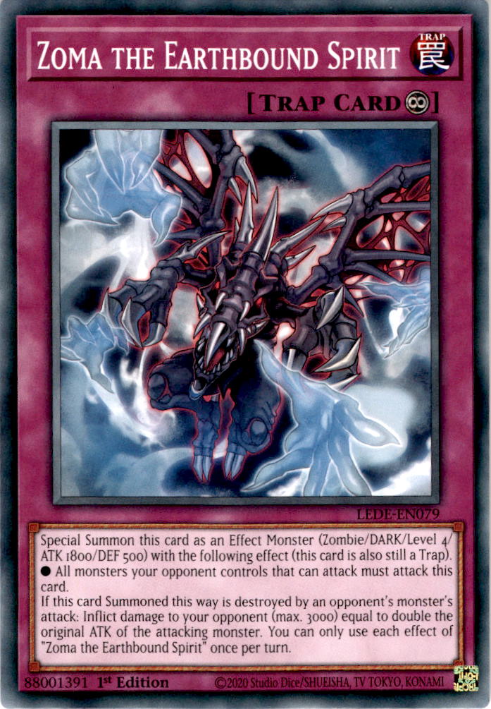 Zoma the Earthbound Spirit - LEDE-EN079 - Common 1st Edition