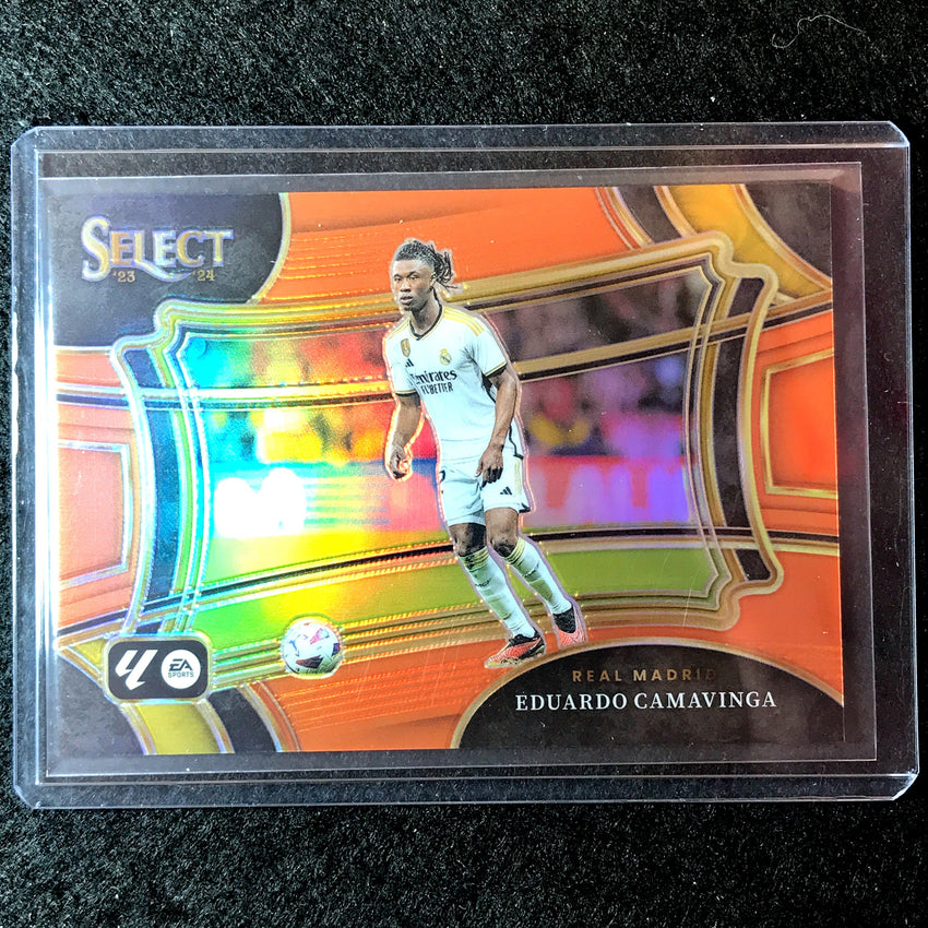 2023-24 Select La Liga EDUARDO CAMAVINGA Field Level Orange 27/49 #232