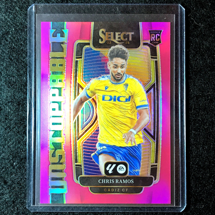 2023-24 Select La Liga CHRIS RAMOS Unstoppable Rookie Pink 2/25