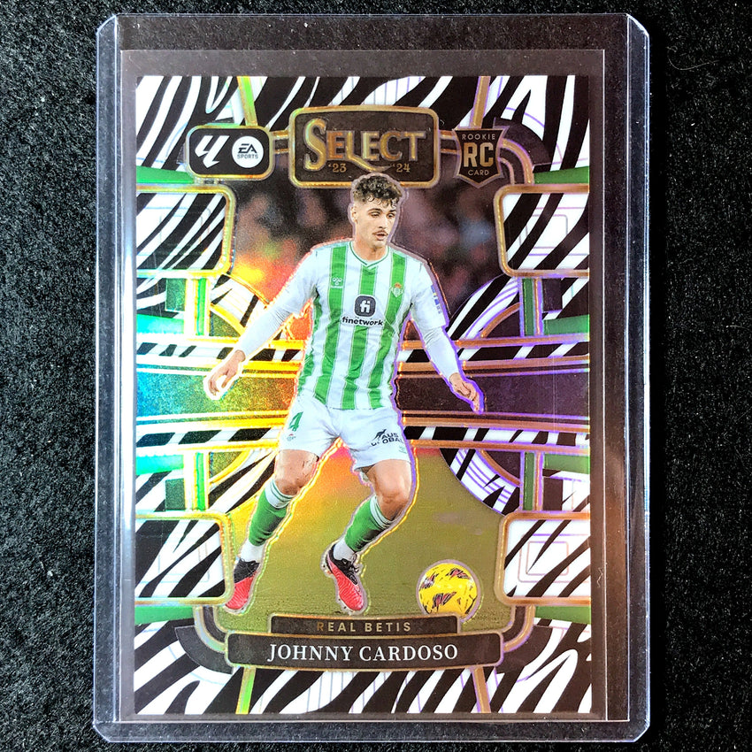 2023-24 Select La Liga JOHNNY CARDOSO Terrace Rookie Zebra 4/25 #63