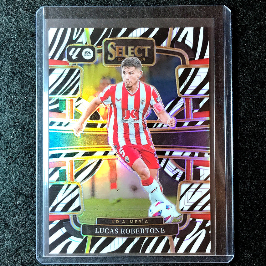 2023-24 Select La Liga LUCAS ROBERTONE Terrace Zebra 11/25 #83