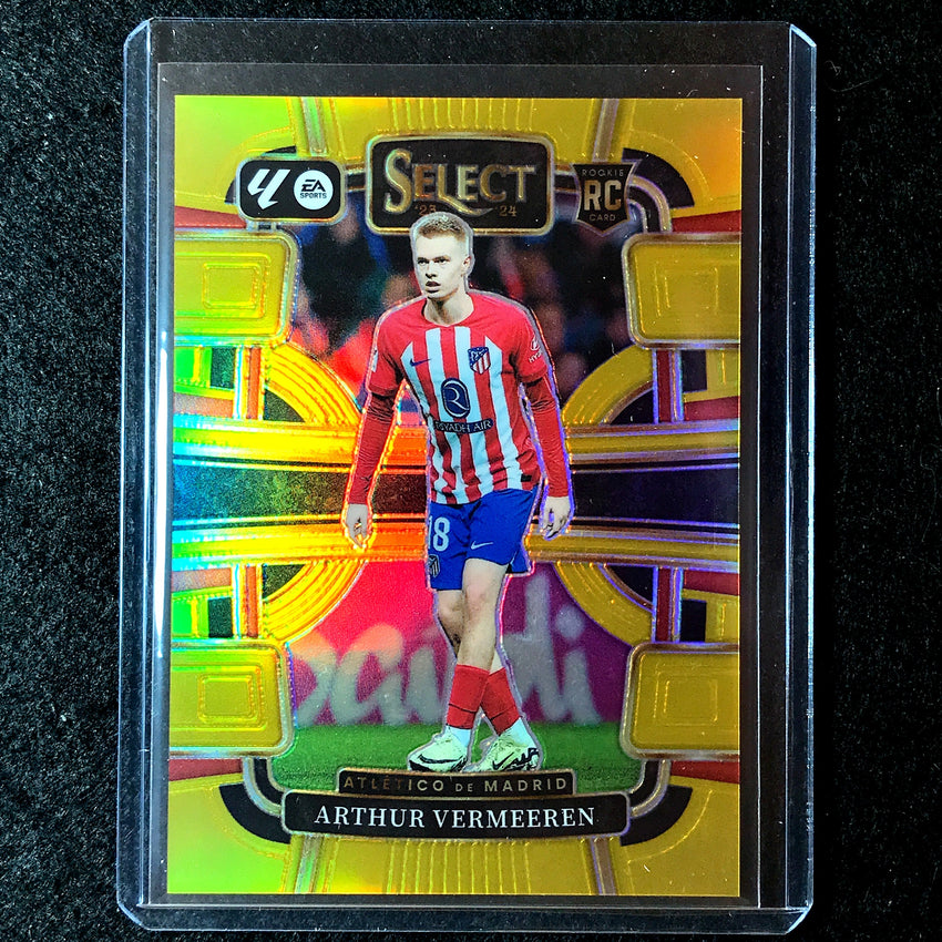 2023-24 Select La Liga ARTHUR VERMEEREN Terrace Rookie Gold 3/10