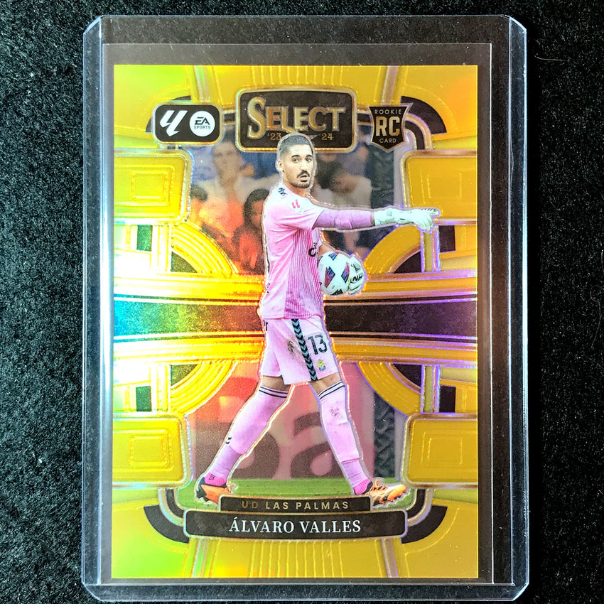 2023-24 Select La Liga ALVARO VALLES Terrace Rookie Gold 7/10