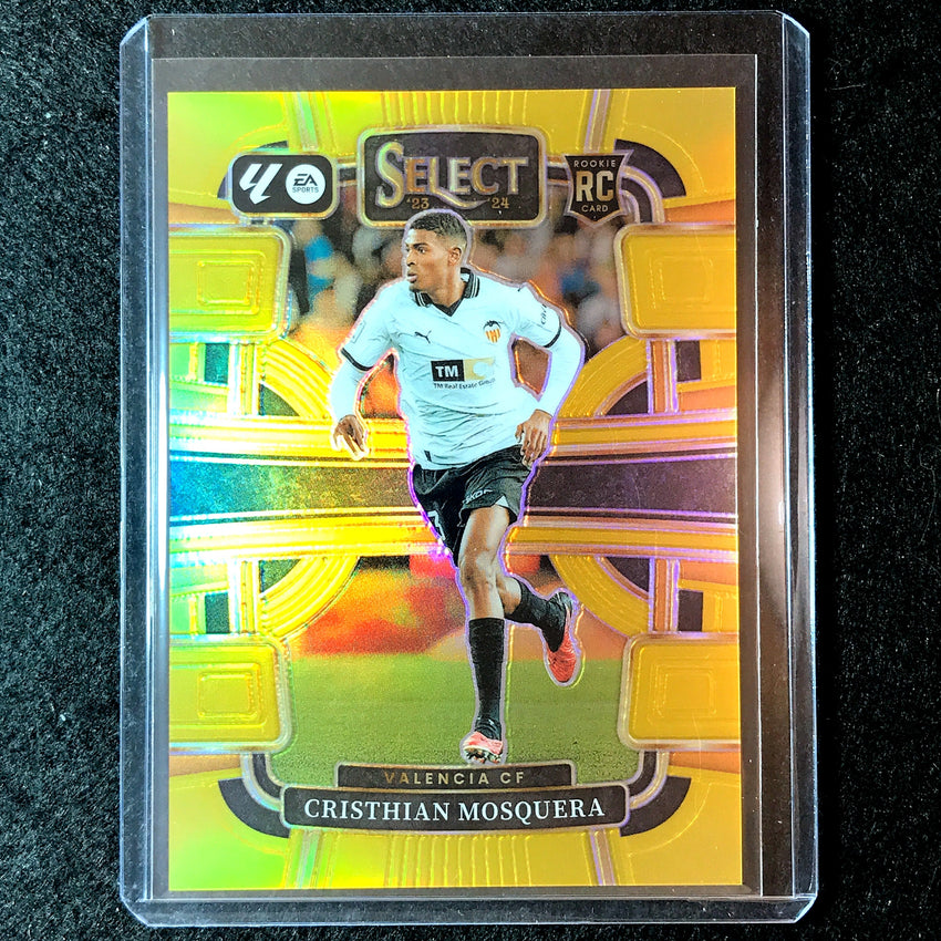 2023-24 Select La Liga CRISTHIAN MOSQUERA Terrace Rookie Gold 8/10