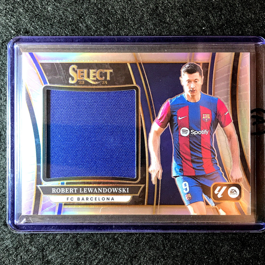 2023-24 Select La Liga ROBERT LEWANDOWSKI Jumbo Swatches Jersey Relic #RL (A)
