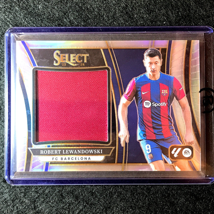 2023-24 Select La Liga ROBERT LEWANDOWSKI Jumbo Swatches Jersey Relic #RL (B)