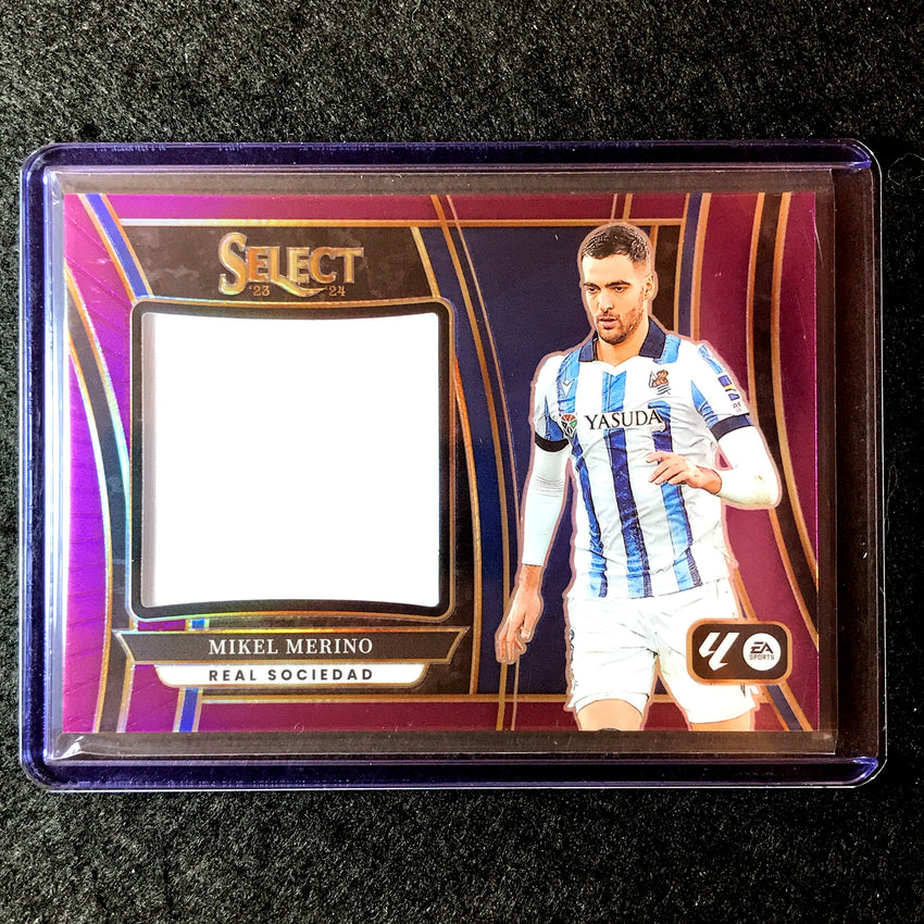 2023-24 Select La Liga MIKEL MERINO Jumbo Swatches Jersey Relic Purple 36/49