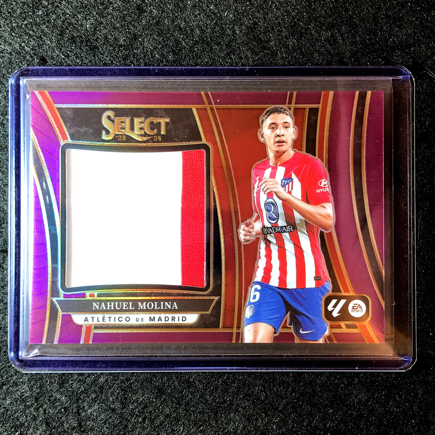 2023-24 Select La Liga NAHUEL MOLINA Jumbo Swatches Jersey Relic Purple 31/49