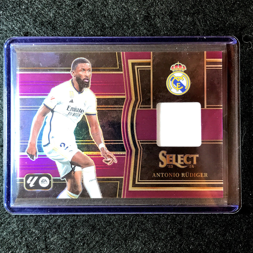 2023-24 Select La Liga ANTONIO RUDIGER Select Memorabilia Jersey Relic Purple 33/49