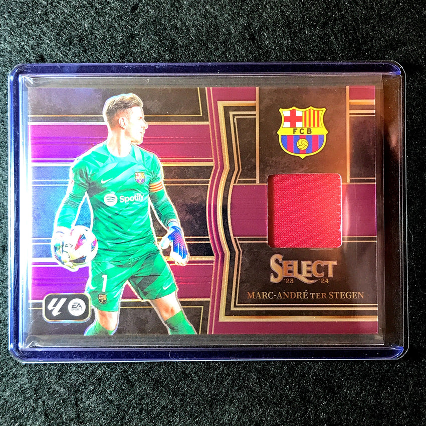 2023-24 Select La Liga MARC-ANDRE TER STEGEN Select Memorabilia Jersey Relic Purple 35/49