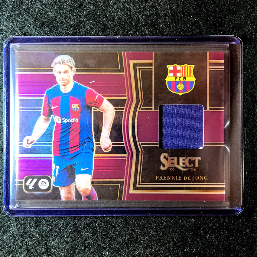 2023-24 Select La Liga FRENKIE DE JONG Select Memorabilia Jersey Relic Purple 4/49